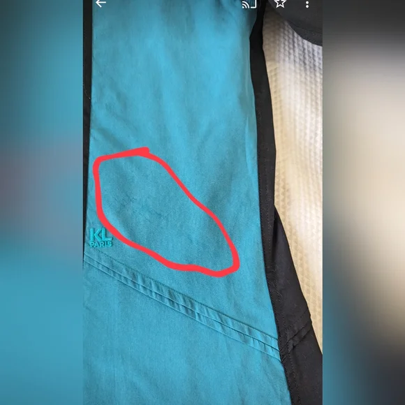 Karl Lagerfeld Long Sleeve Shirt Turquoise Black Made Italy Size 48 Slim Fit. - Picture 10 of 10